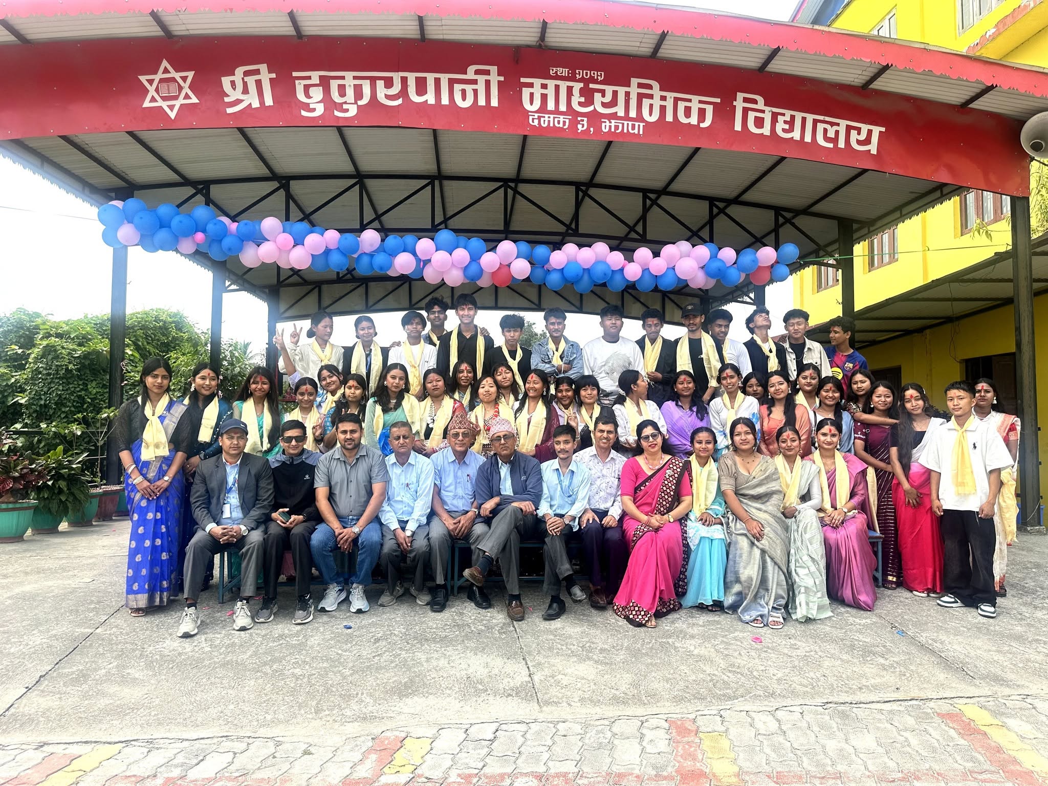 Grade 12 Students on Farewell